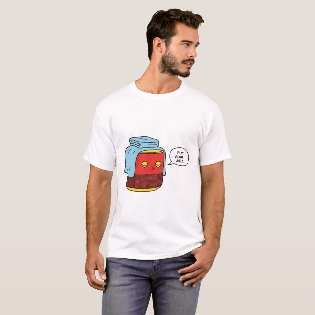 Camiseta divertida para altavoz inteligente | Juga (Anverso completo)