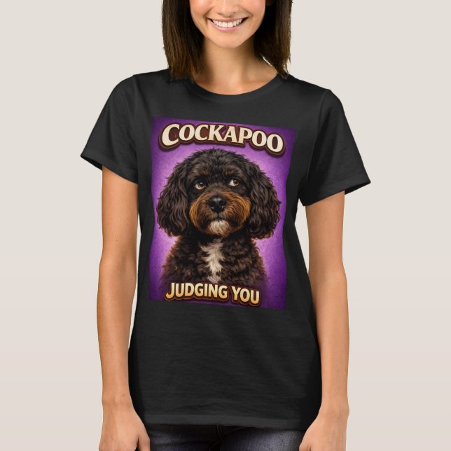 Camiseta divertida para amantes de Cockapoo que ju (Anverso)