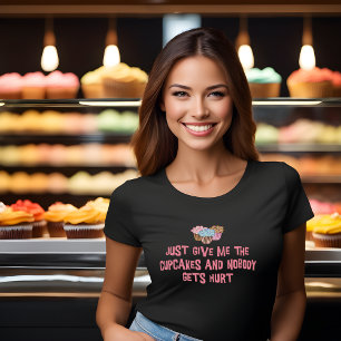 Camiseta Divertida para Amantes de Cupcakes