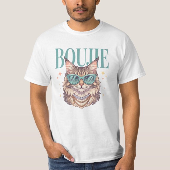 Camiseta divertida para amantes de gatos  (Anverso)