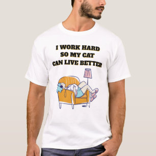 Camiseta Divertida para Amantes de Gatos Camiset