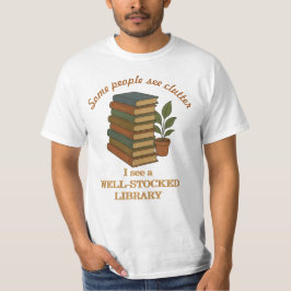 Camiseta divertida para amantes de los libros