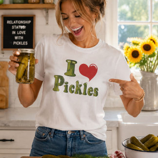 Camiseta divertida para amantes de los pepinillos 