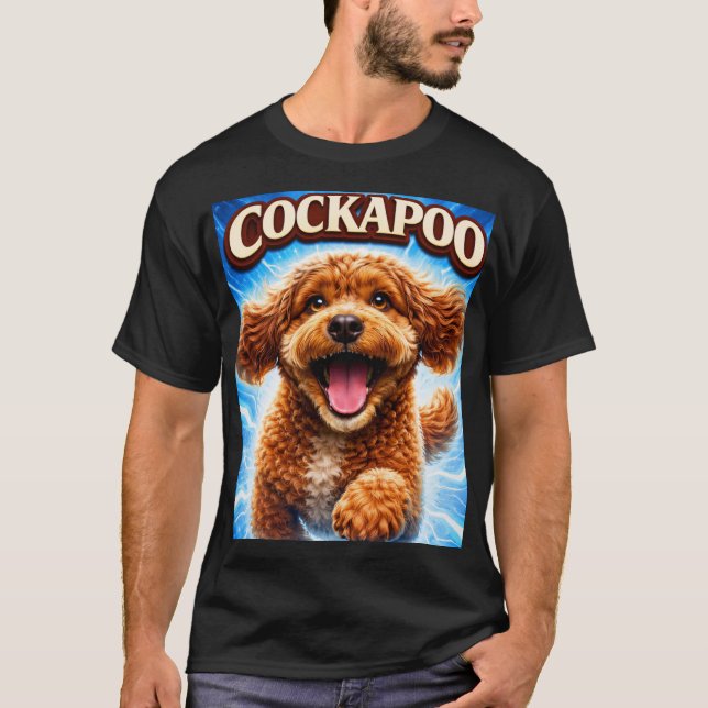 Camiseta divertida para amantes de perros Cockapoo (Anverso)