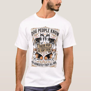 Camiseta divertida para amantes de perros con deba