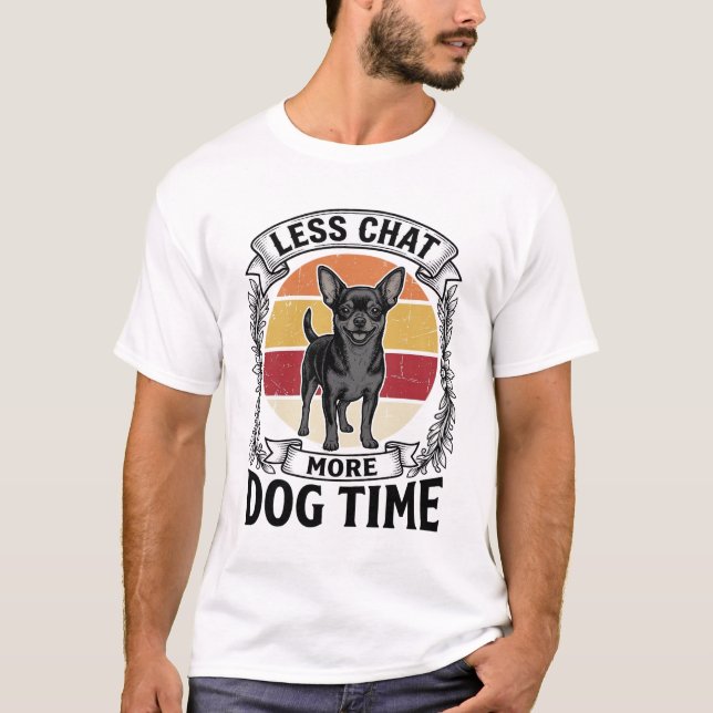 Camiseta divertida para amantes de perros Grabado  (Anverso)