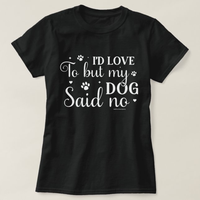 Camiseta Divertida para Amantes de Perros - Mi Per (Diseño del anverso)