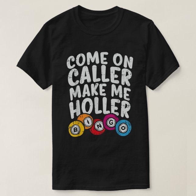 Camiseta divertida para amantes del bingo para jug (Diseño del anverso)