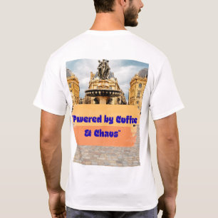 Camiseta divertida para amantes del café con la le