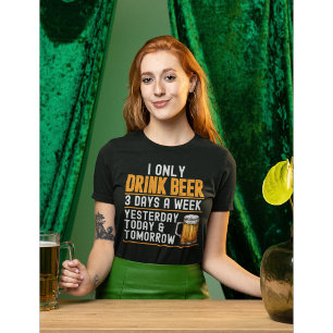 Camiseta Divertida para Beber, Amantes de la cerveza