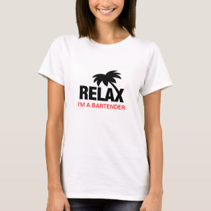 Camiseta divertida para camareros con dicho gracio