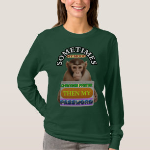 Camiseta divertida para cambiar de contraseña Me