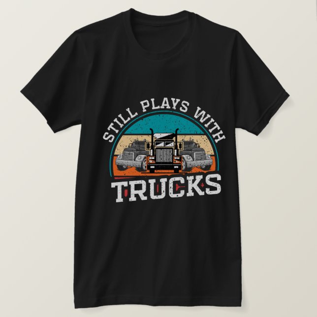 Camiseta divertida para camioneros, regalo para ca (Anverso del diseño)