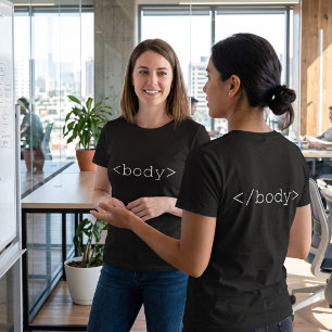 Camiseta divertida para codificadores de HTML: eti