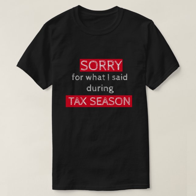 Camiseta divertida para contadores en temporada de (Diseño del anverso)