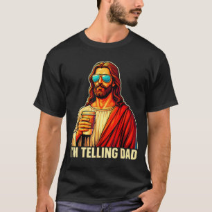 Camiseta divertida para contarle a papá religiosa