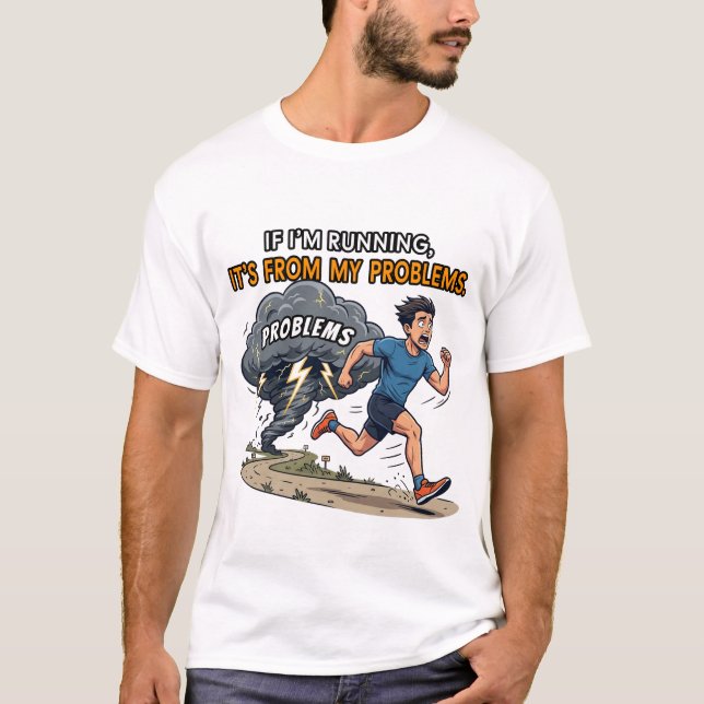 Camiseta divertida para corredores que odian el ca (Anverso)