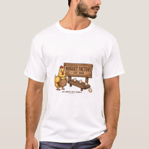 Camiseta divertida para cuidador de pollos de fábr