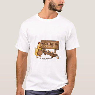 Camiseta divertida para cuidadora de pollos de fáb