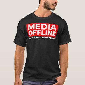 Camiseta divertida para editor de video fuera de l
