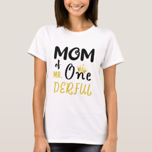 Camiseta divertida para el 1er cumpleaños de MR On