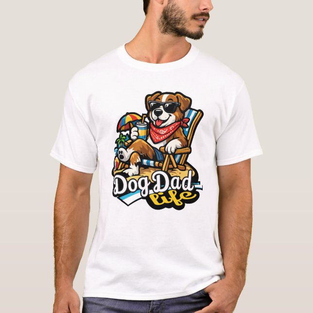 Camiseta divertida para él con la vida de papá de  (Anverso)