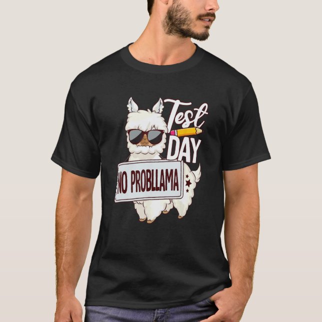 Camiseta divertida para el día de prueba Día de pr (Anverso)