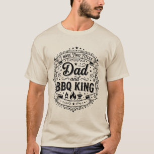 Camiseta divertida para el Día del Padre BBQ Papá