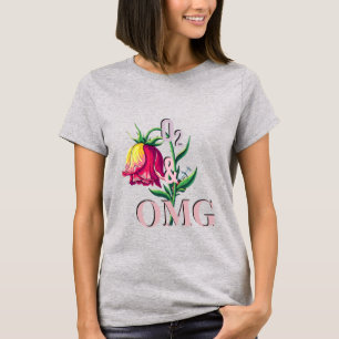 Camiseta divertida para enfermeras – “O₂ & OMG” Hu