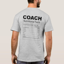 Camiseta divertida para entrenadores de nutrición 