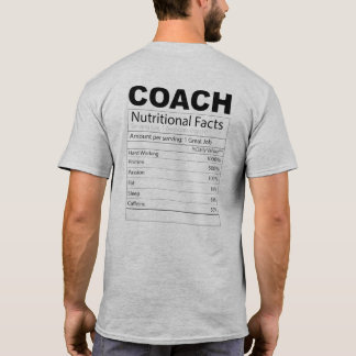 Camiseta divertida para entrenadores de nutrición