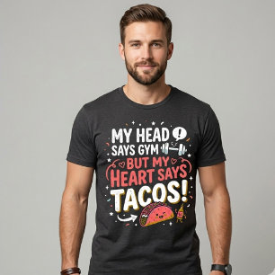 Camiseta divertida para entrenamiento en el gimnas