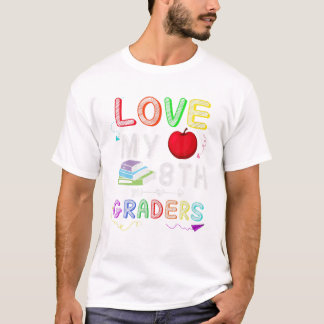 Camiseta divertida para estudiantes de 8º grado
