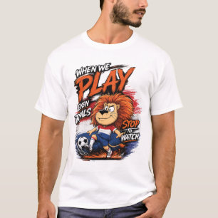 Camiseta divertida para fanático del fútbol del Le