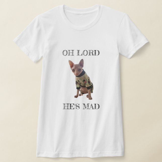 Camiseta divertida para gato Sphynx (Distribución)