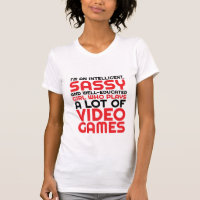Camiseta divertida para Geeks y Gamers Chica