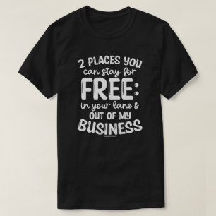 Camiseta divertida para hombres - 2 lugares para q