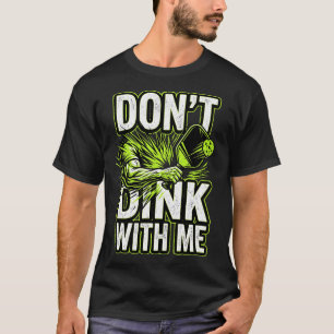 Camiseta divertida para hombres de pickleball 'No