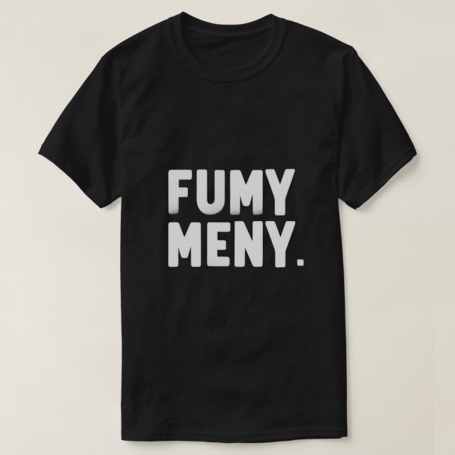 Camiseta divertida para hombres – Min (Diseño del anverso)