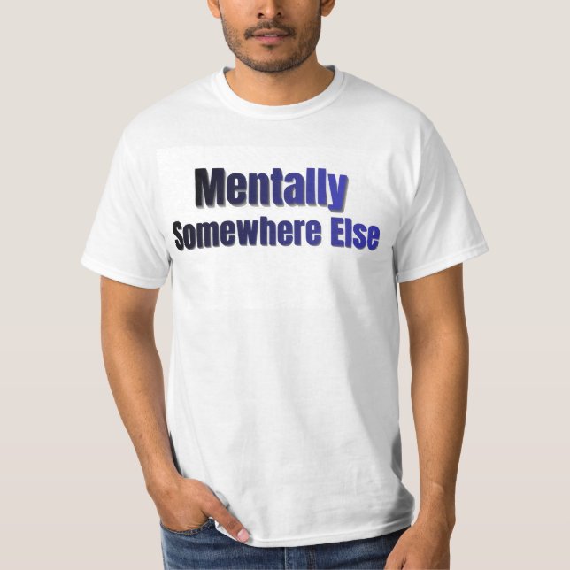 Camiseta divertida para introvertidos mentalmente  (Anverso)