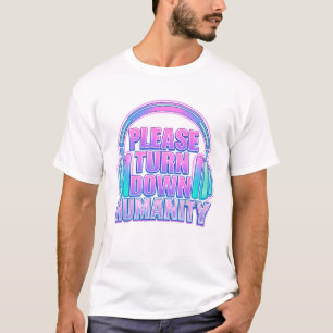 Camiseta divertida para introvertidos, por favor b