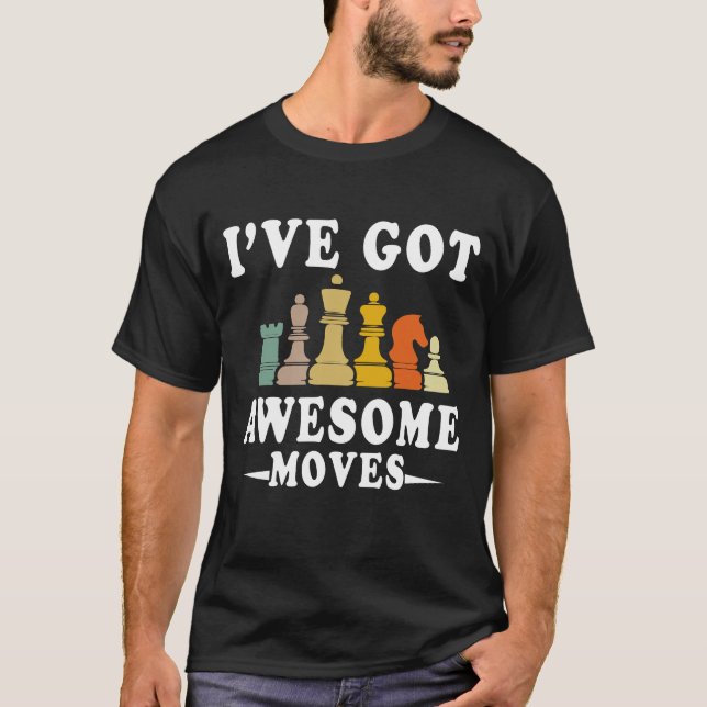 Camiseta divertida para jugador de ajedrez con 'Te (Anverso)