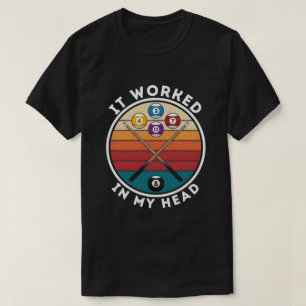 Camiseta divertida para jugador de billar – Regalo