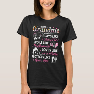 Camiseta divertida para la abuela, la camisa del d