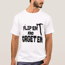Camiseta divertida para las aletas de la casa