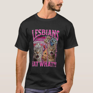 Camiseta Divertida para Lesbianas Dueñas de Gatos