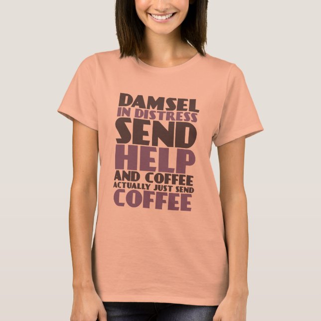 Camiseta divertida para los amantes del café (Anverso)