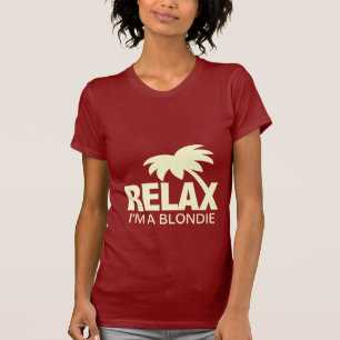Camiseta divertida para los blondies