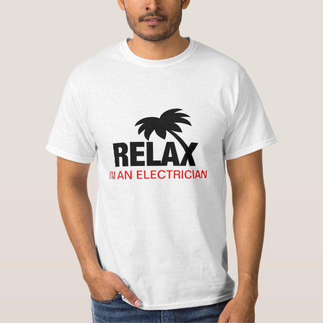 Camiseta divertida para los electricistas (Anverso)