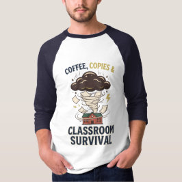 Camiseta divertida para maestros: Copias de café y